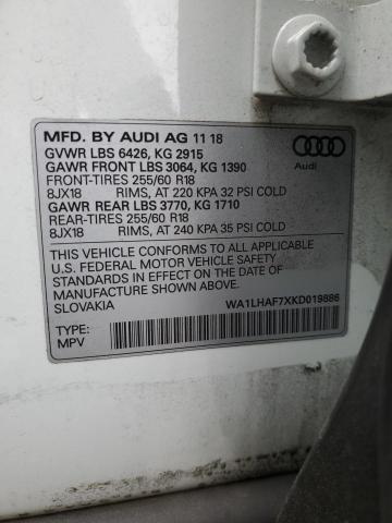 AUDI Q7 PREMIUM PLUS 2019