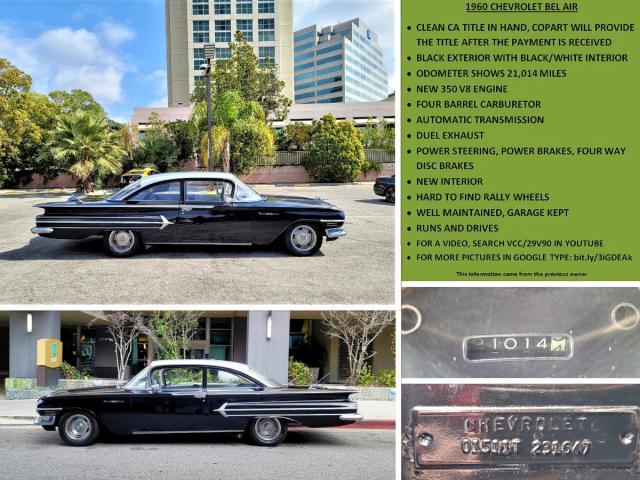 1960 CHEVROLET BEL AIR
