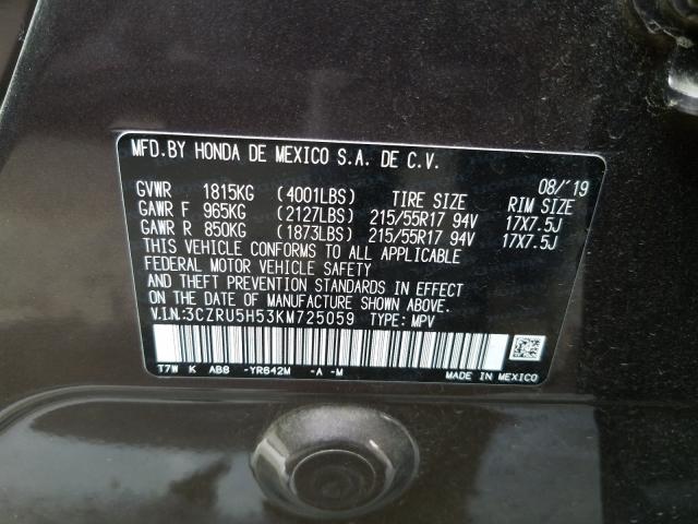 HONDA HR-V EX 2019