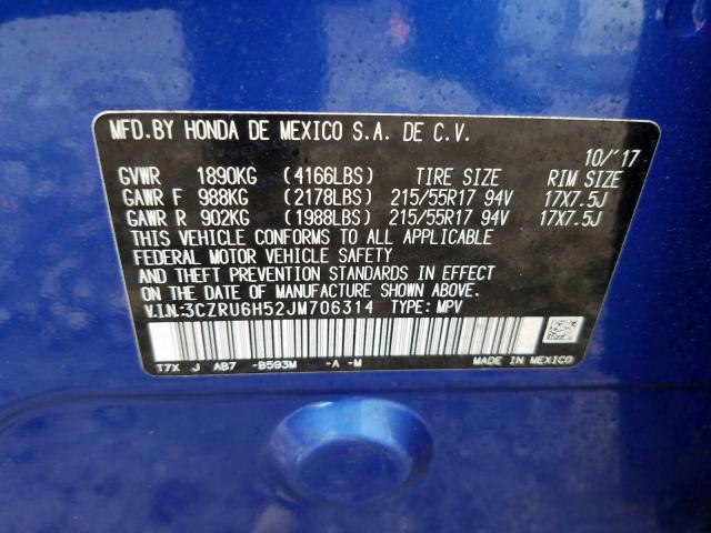 HONDA HR-V EX 2018