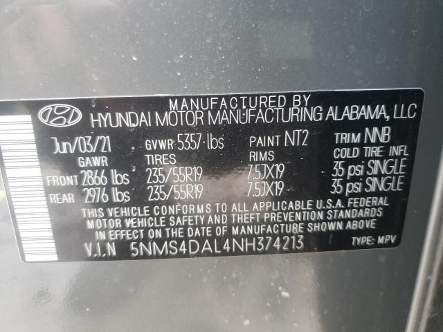 HYUNDAI SANTA FE LIMITED 2022