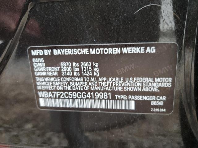 BMW 750 XI 2016