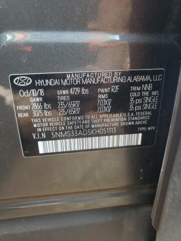 HYUNDAI SANTA FE SEL 2018