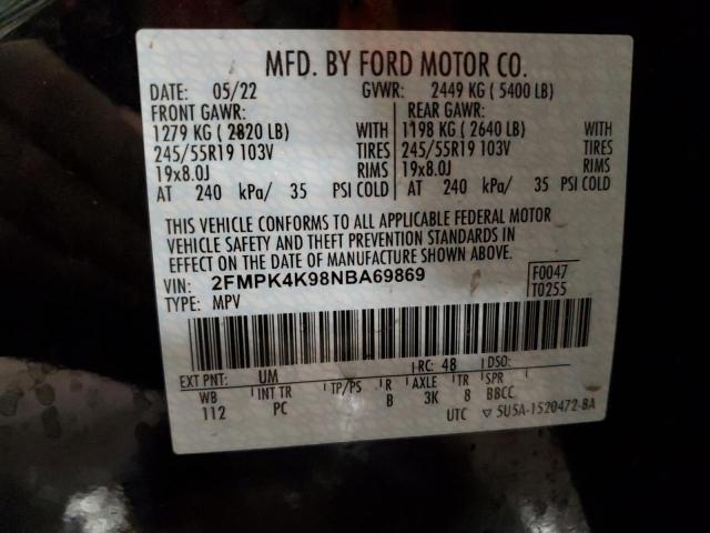 FORD EDGE TITANIUM 2022