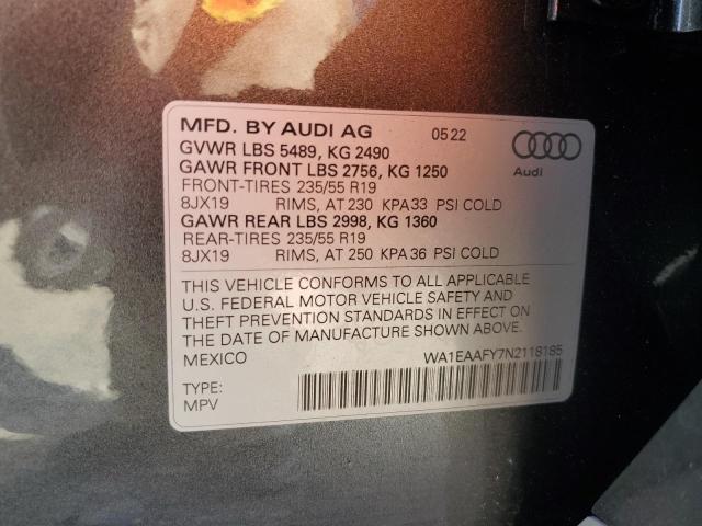 AUDI Q5 PREMIUM PLUS 45 2022