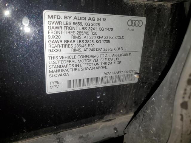 AUDI Q7 PREMIUM PLUS 2018