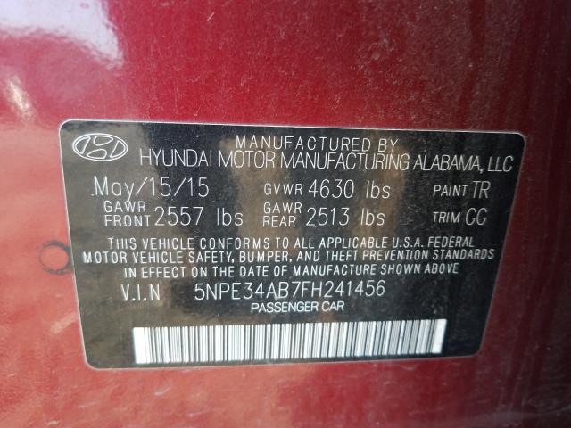 HYUNDAI SONATA SPORT 2015