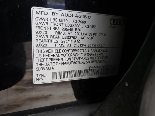 AUDI Q7 PRESTIGE 2017