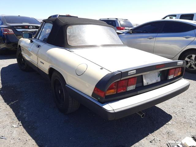 1987 ALFA ROMEO SPIDER GRADUATE