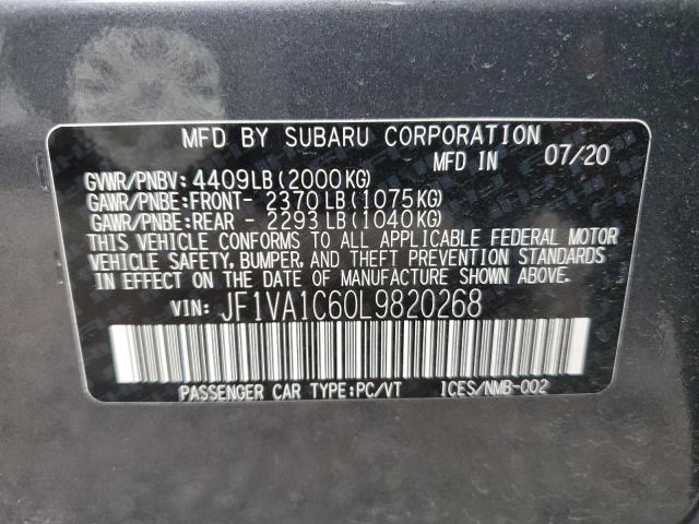 SUBARU WRX PREMIUM 2020