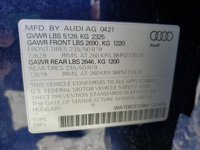 AUDI Q3 PREMIUM S LINE 45 2021