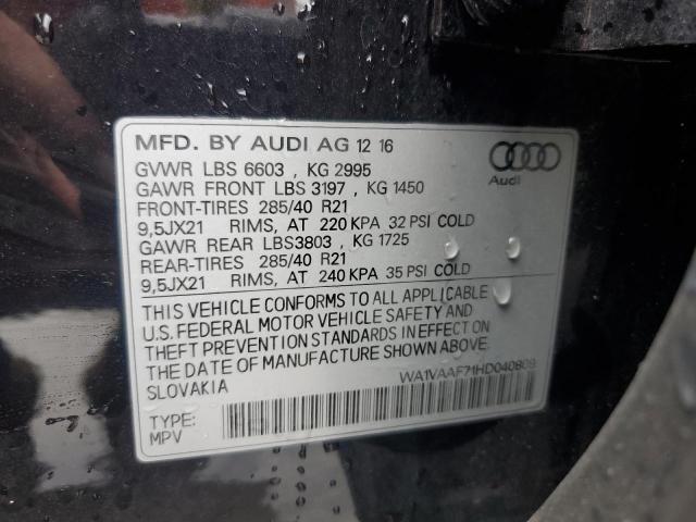 AUDI Q7 PRESTIGE 2016