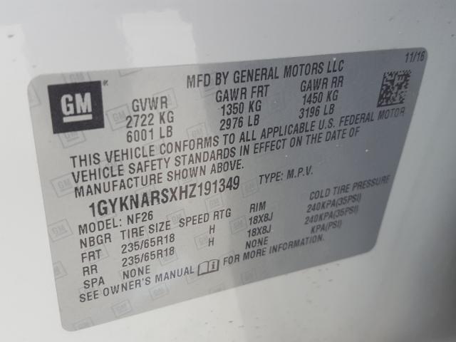 CADILLAC XT5 2017