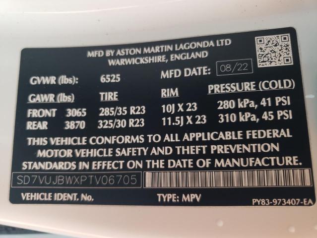 ASTON MARTIN DBX 707 2023