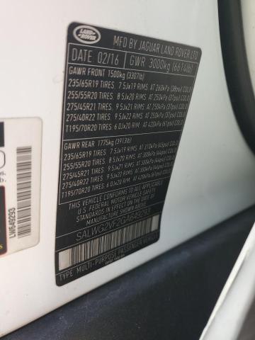 LAND ROVER RANGE ROVER 2016