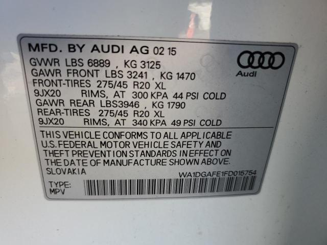 AUDI Q7 PRESTIGE 2015