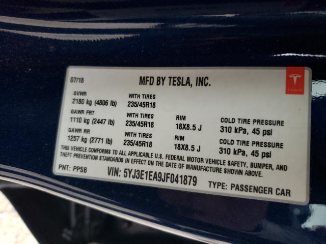 TESLA MODEL 3 2018