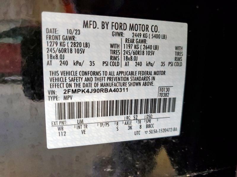 FORD EDGE SEL 2024