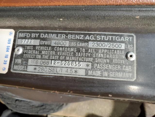 1973 MERCEDES-BENZ 280SEL