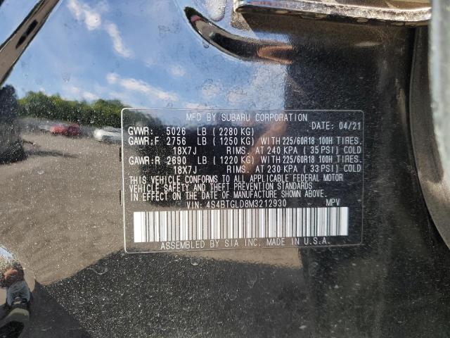 SUBARU OUTBACK ONYX EDITION XT 2021