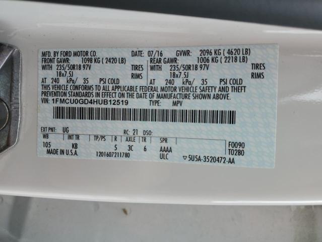 FORD ESCAPE SE 2017