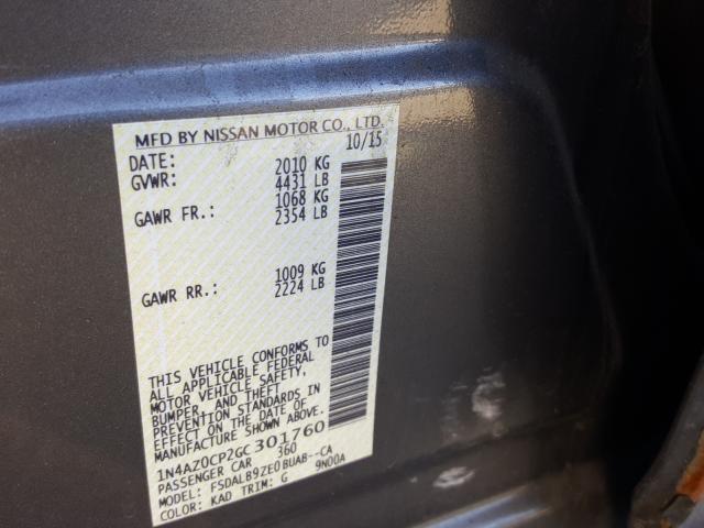 NISSAN LEAF S 2016