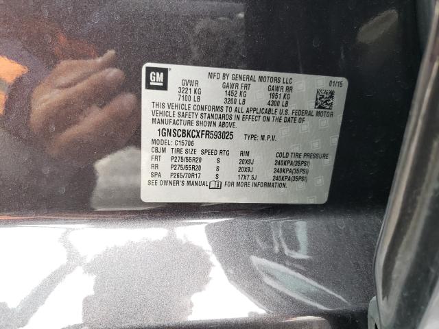 CHEVROLET TAHOE C1500 LT 2015