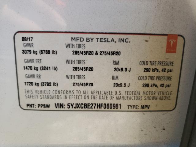 TESLA MODEL X 2017