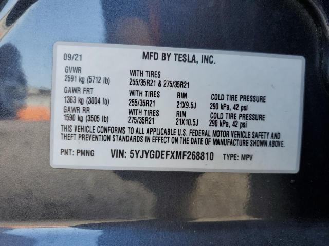 TESLA MODEL Y 2021
