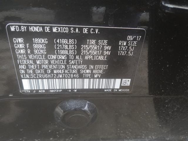 HONDA HR-V EXL 2018
