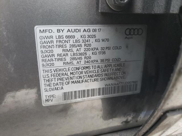 AUDI Q7 PRESTIGE 2018