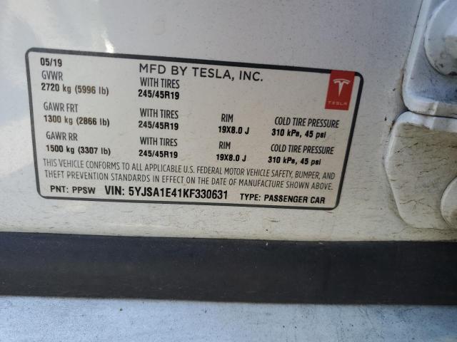 TESLA MODEL S 2019