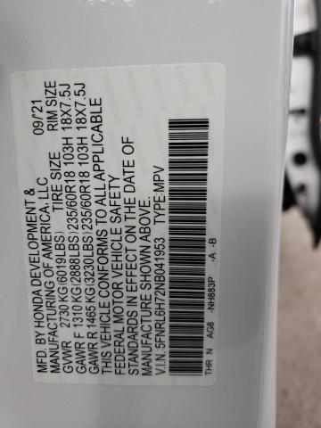 HONDA ODYSSEY EXL 2022