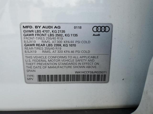 AUDI Q3 PREMIUM PLUS 2018