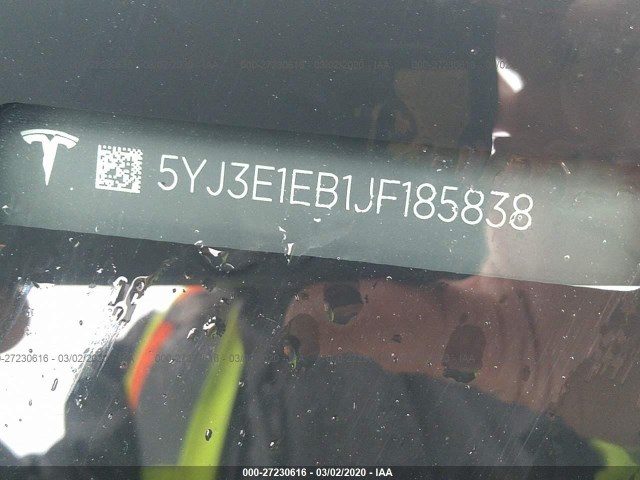 TESLA MODEL 3 2018