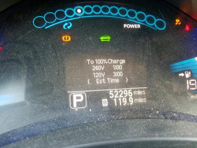 NISSAN LEAF SV 2012