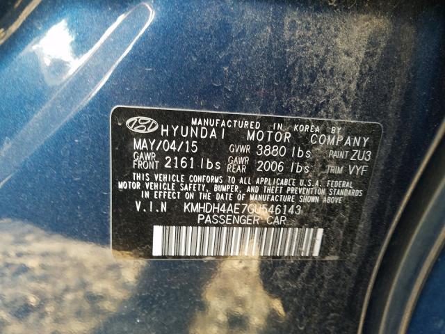 HYUNDAI ELANTRA SE 2016