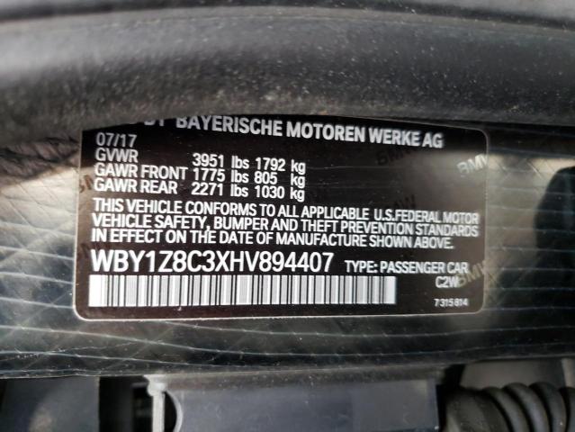 BMW I3 REX 2017
