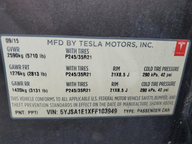 TESLA MODEL S 2015