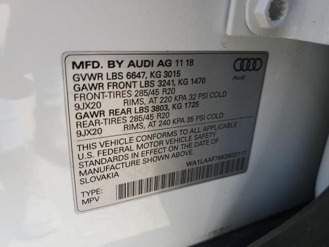 AUDI Q7 PREMIUM PLUS 2019