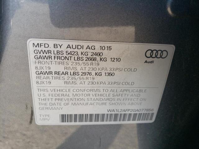 AUDI Q5 PREMIUM PLUS 2016