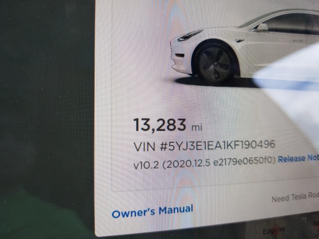 TESLA MODEL 3 2019
