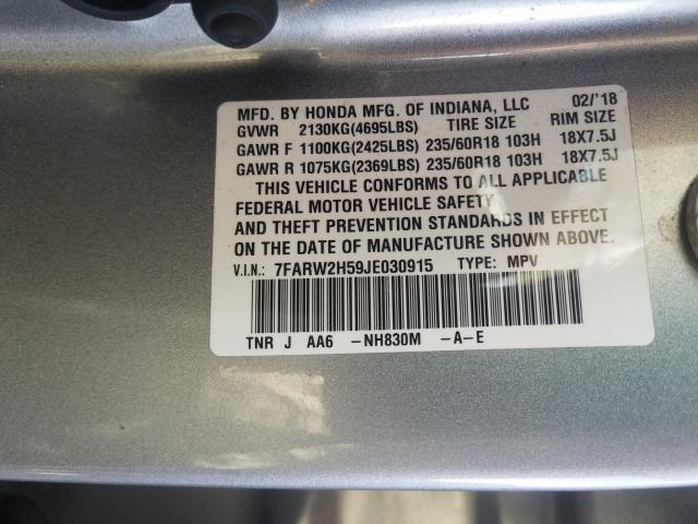 HONDA CR-V EX 2018
