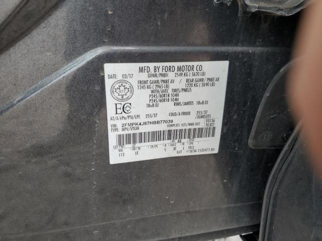 FORD EDGE SEL 2017