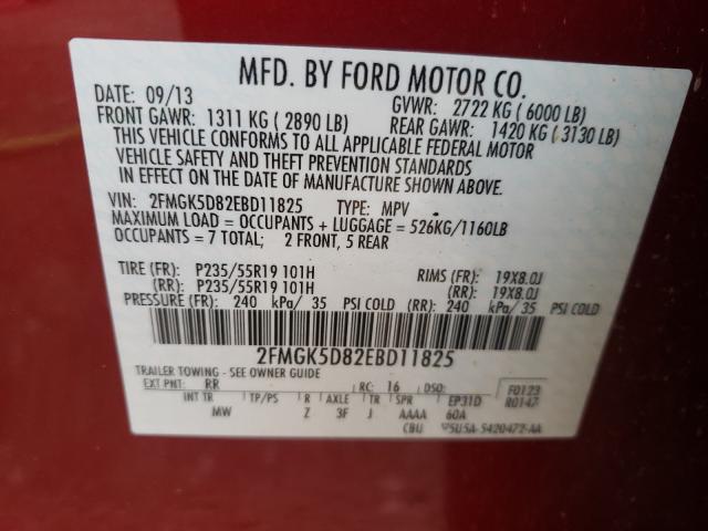 FORD FLEX LIMITED 2014