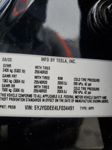 TESLA MODEL Y 2020