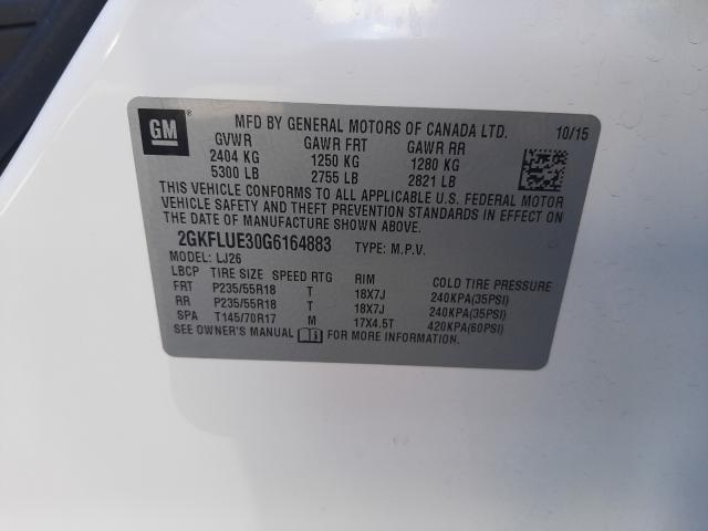 GMC TERRAIN SLT 2016