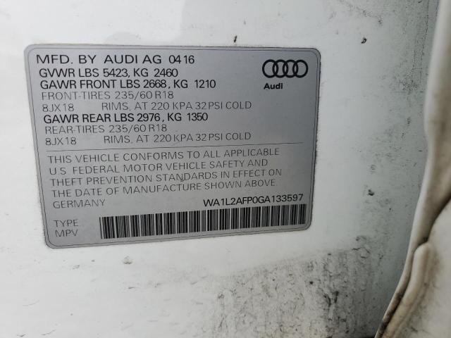 AUDI Q5 PREMIUM PLUS 2016