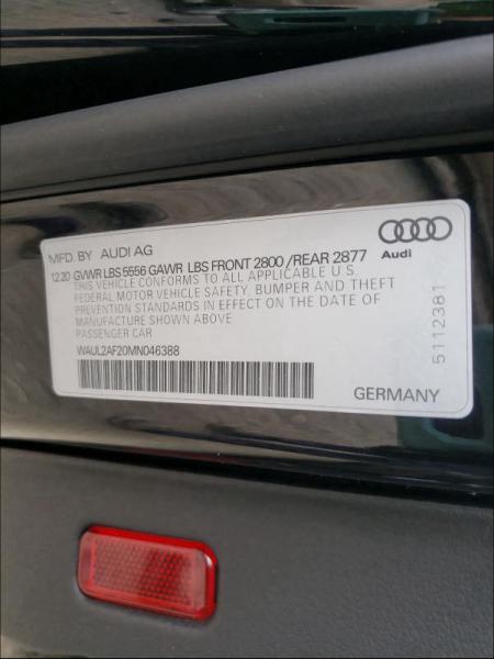 AUDI A6 PREMIUM PLUS 2021