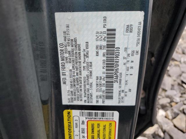 FORD FUSION SE 2015
